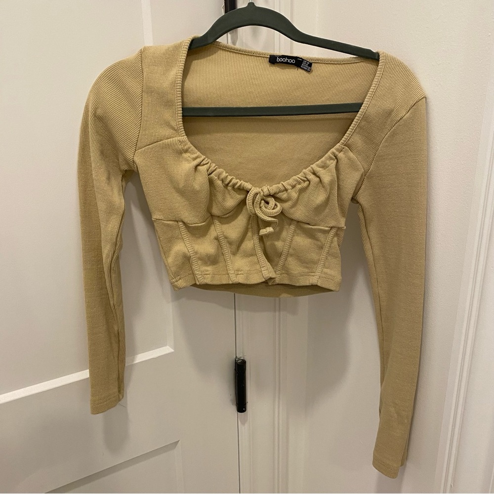 Long Sleeve Crop Top
